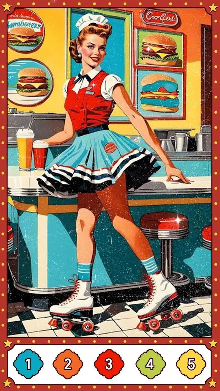 Przykładowy plakat w stylu PopArt Color